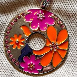 Lia Sophia enamel necklace